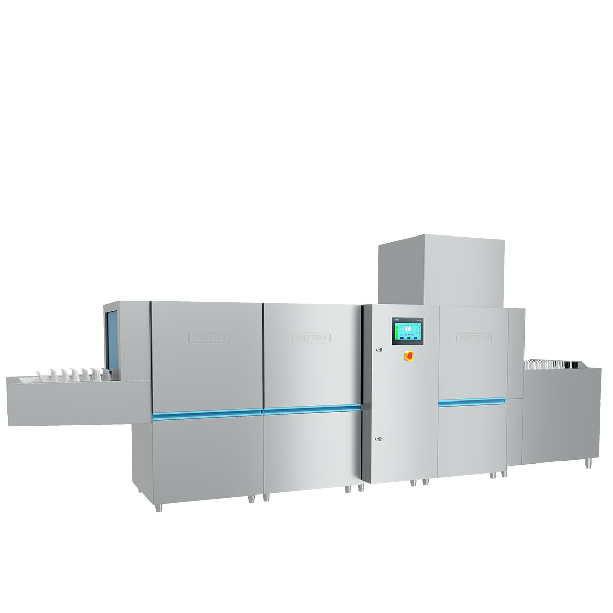 Rotate Recycling Line with Long Line Conveyor Dishwasher