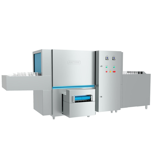 Comercial Multi Functions Smart Stainless Steel Flight Conveyor Dishwasher